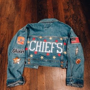 Kansas City Chiefs Customized Jean Jacket
